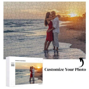 puzzle personalizado con foto y caja de regalo