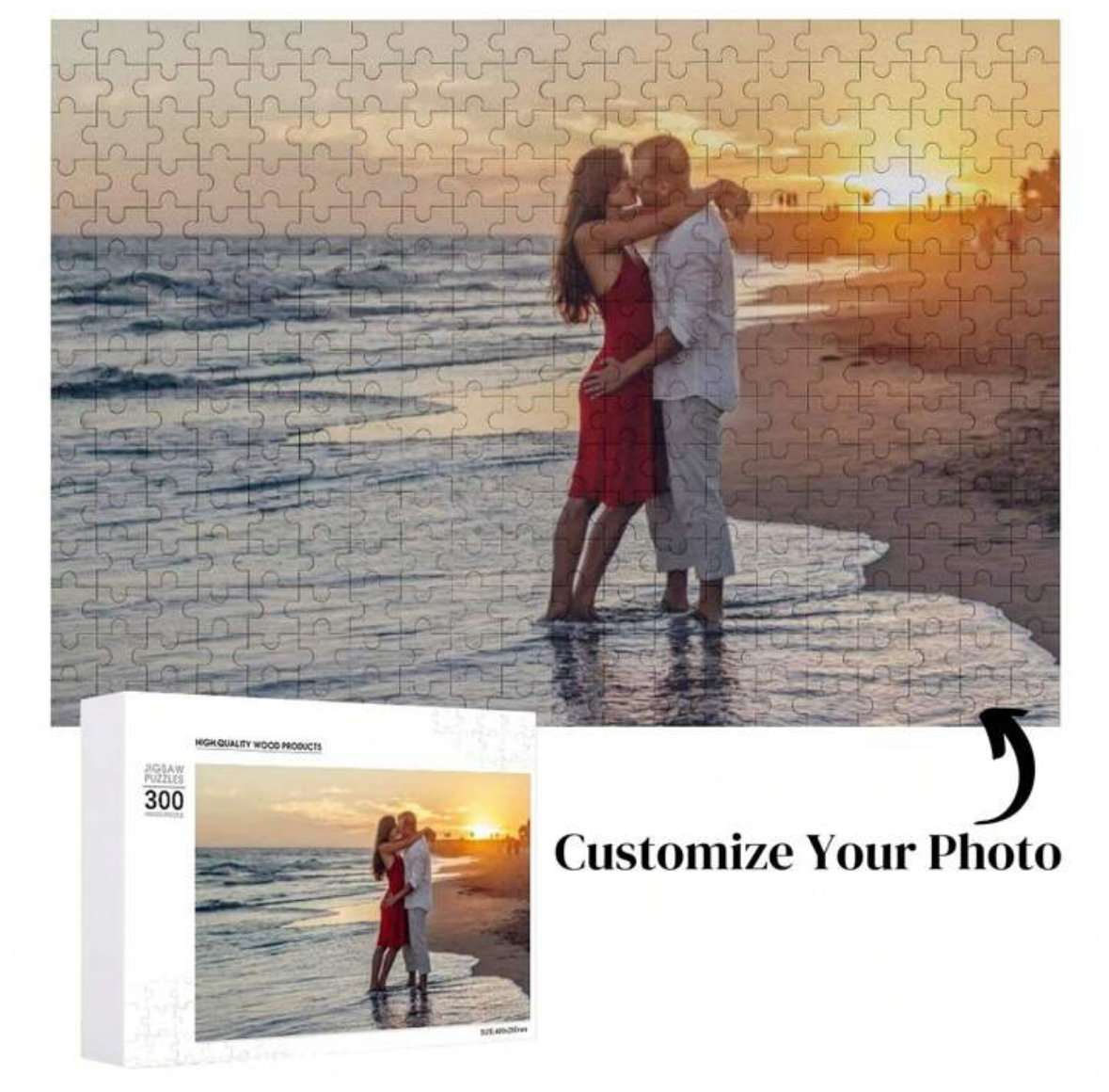 puzzle personalizado con foto y caja de regalo puzzle personalizado con foto y caja de regalo