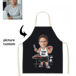 delantal personalizado con foto