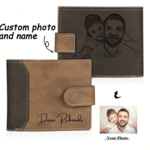 cartera personalizada con foto y nombre